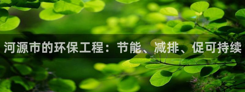 彩名堂安卓客户端官网：河源市的环保工