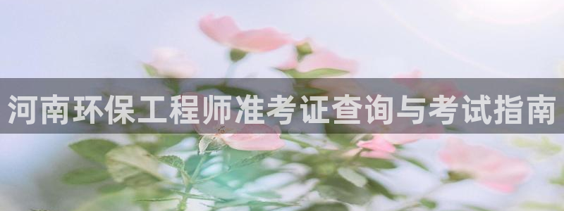 彩名堂为什么打不开：河南环保工程师准