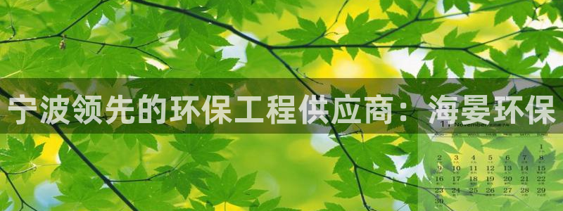 下载彩名堂预测计划软件安装：宁波领先的环保工程供应商：海晏环保