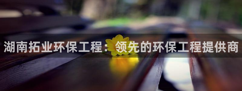 彩名堂移动客户端官网：湖南拓业环保工