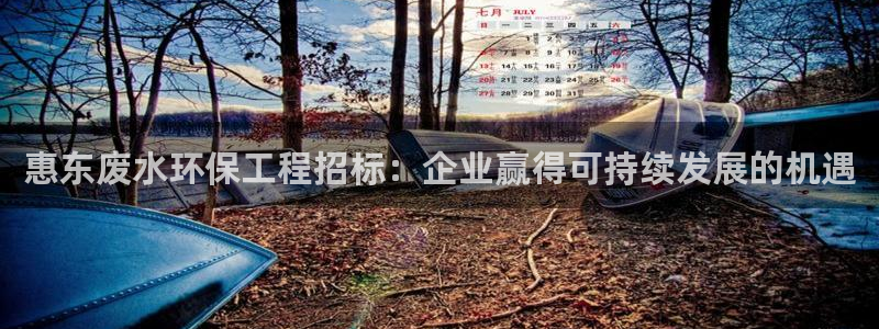 彩名堂移动客户端怎么下载：惠东废水环