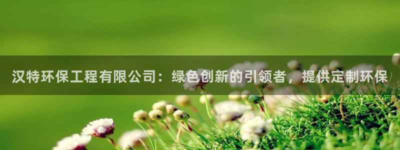 为什么彩名堂今天不能用：汉特环保工程