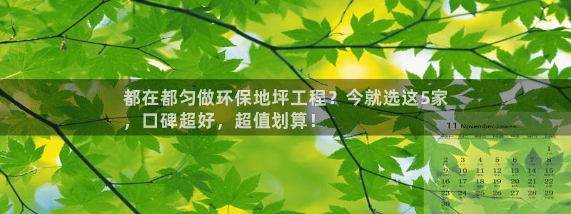 彩名堂：都在都匀做环保地坪工程？今就