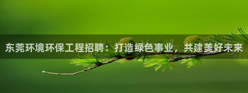 彩名堂在线下载：东莞环境环保工程招聘