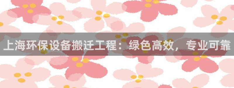 彩名堂app下载5.1.0：上海环保设备搬迁工程：绿色高效，