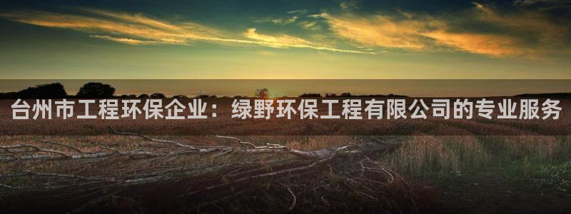 彩名堂50版本计划：台州市工程环保企业：绿野环保工程有限公司